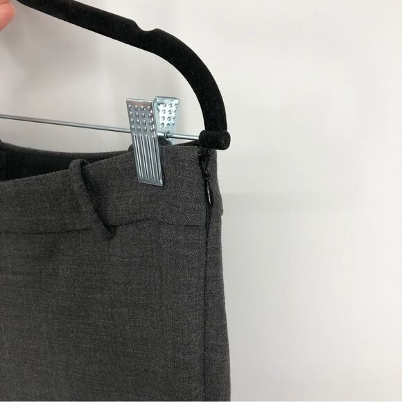 J. Crew Minnie Pants Womens 8 Gray Wool Bi Stretch Dressy Casual Ankle - Picture 4 of 8